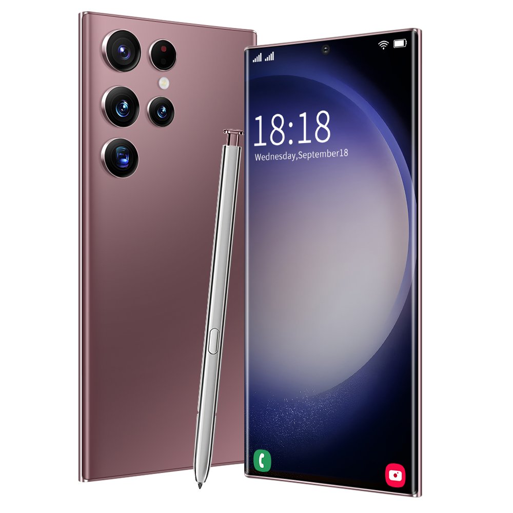 Most Cost-effective Gaming Smart Phone S23 Ultra 7.3 Inch Big Screen Hd 16gb+1tb Dual Sim Mobile Phone